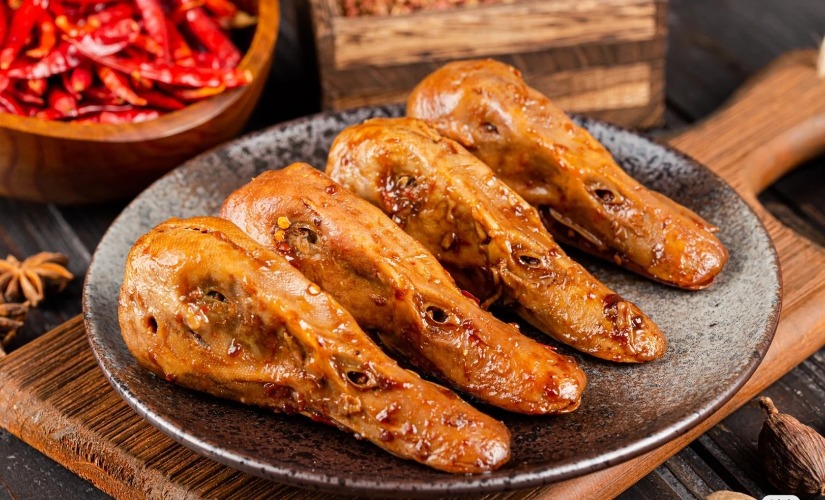 杭州食为先椒盐鸭头培训