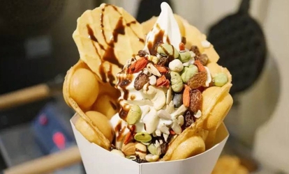 萧山食为先冰淇淋鸡蛋仔培训