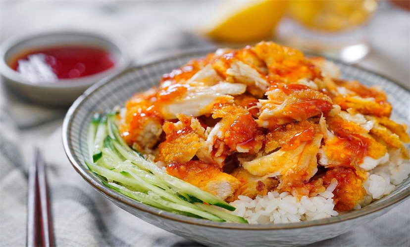 杭州食为先脆皮鸡米饭培训